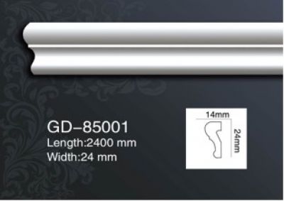chỉ nẹp khung tường 2.4 cm lệch